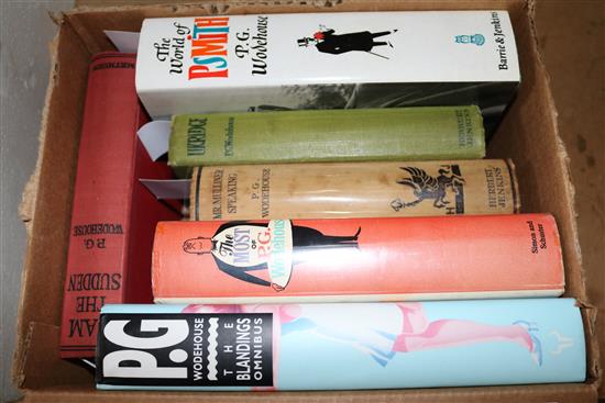 WODEHOUSE, Ukridge, 1924, Sam the Sudden, 1925, Mr Mulliner Speaking, 1929 & 3 Omnibus editions (one signed by Michael Harvey)